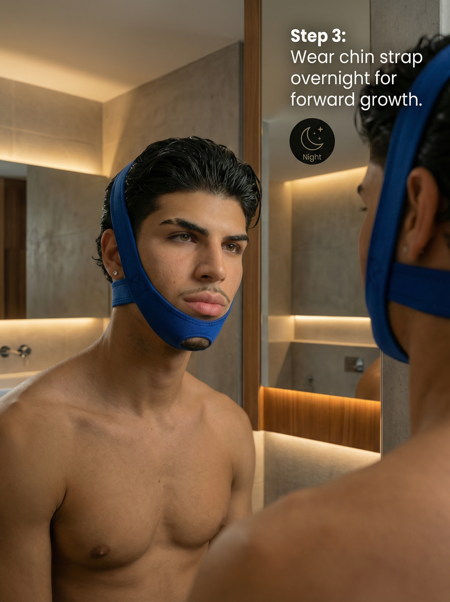 Frontloading Chin Strap